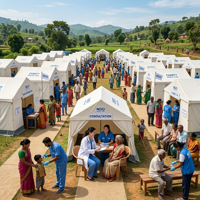 Medical Camp Set Up by NGO